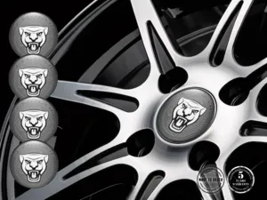 Jaguar Ruota Adesivi Stile Distintivi Silicone Gara